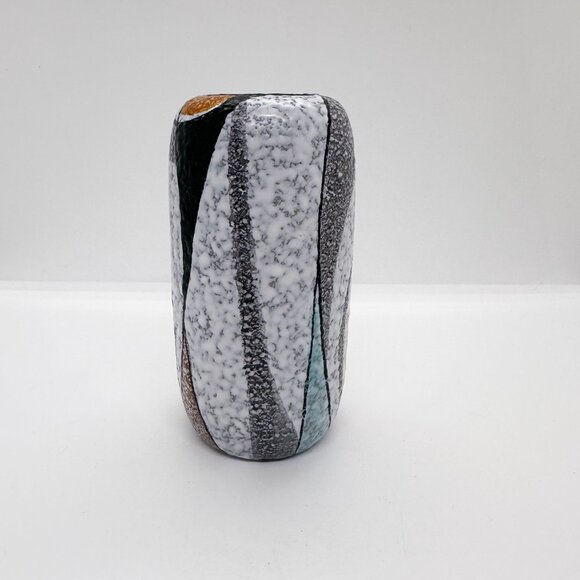 Vtg Flora Gouda Rumba Ceramic Vase Holland Dutch Pottery 50s 60s Atomic MCM - Picture 6 of 9